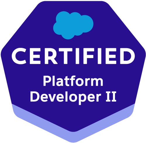 Salesforce Certified Platform Developer II badge
