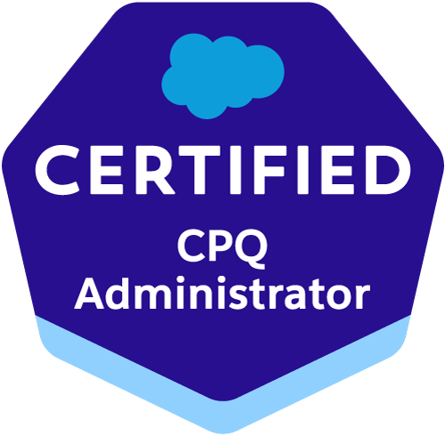Salesforce Certified CPQ Administrator badge