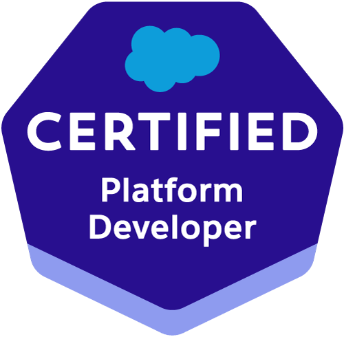 Salesforce Certified Platform Developer I badge